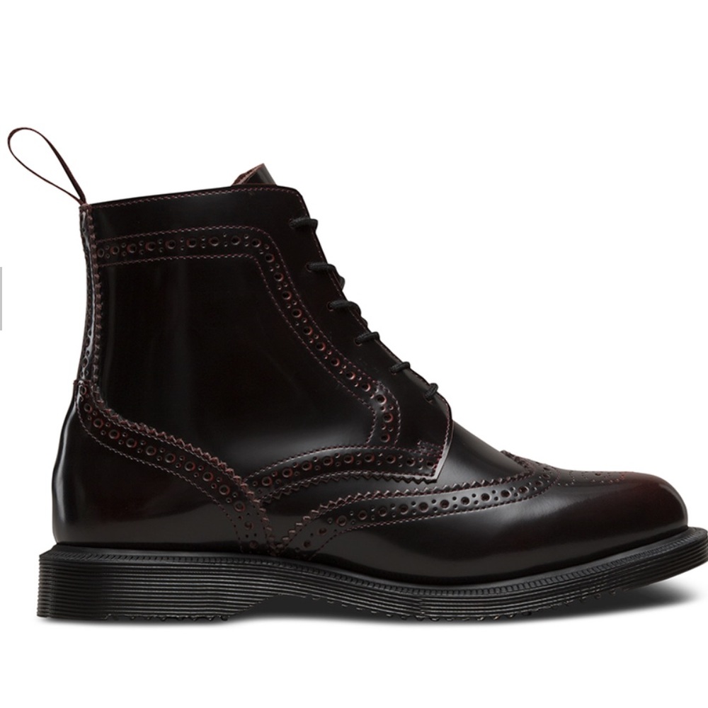 Dr. Martens Delphine Acadia—Cherry Red Acadia